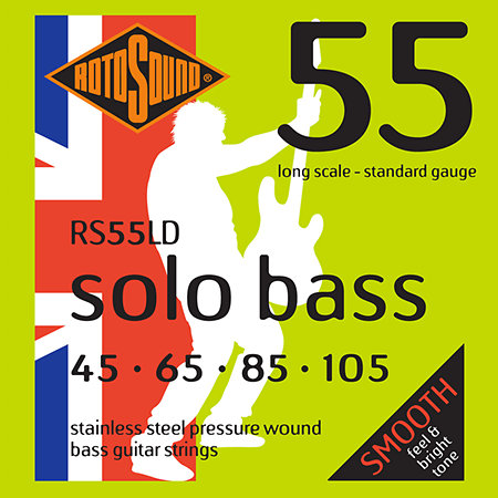 Rotosound RS55LD Solo Bass 55 Linea Pressure Wound 45/105