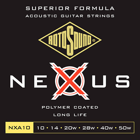 Rotosound NXA10 Nexus Coated Phosphor Bronze 10/50