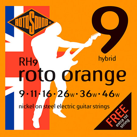 Rotosound RH9 Roto Orange Nickel Hybrid 9/46