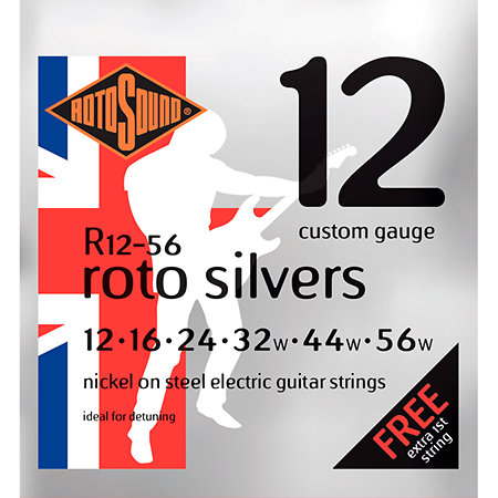 Rotosound R12-56 Roto Silver Nickel Detuning 12/56