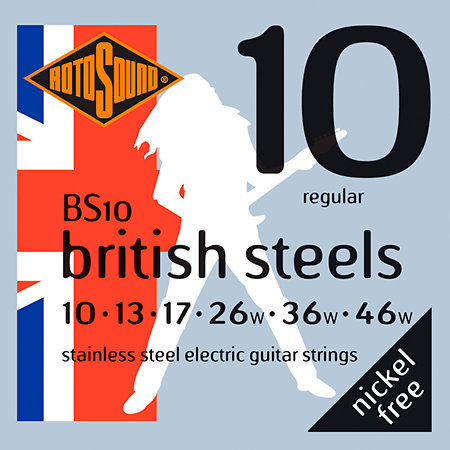 Rotosound BS10 British Stainless Steel Regular 10/46