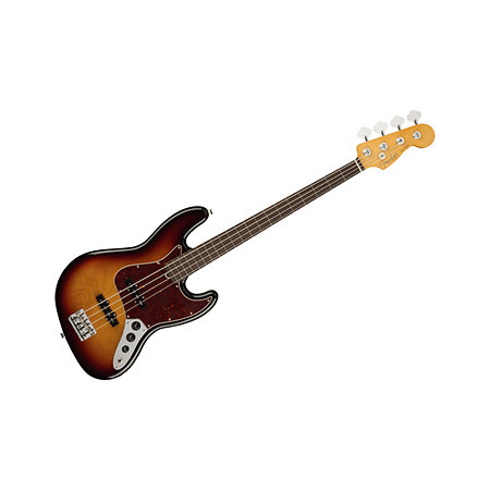 American Professional II Jazz Bass Fretless RW 3-Color Sunburst Fender