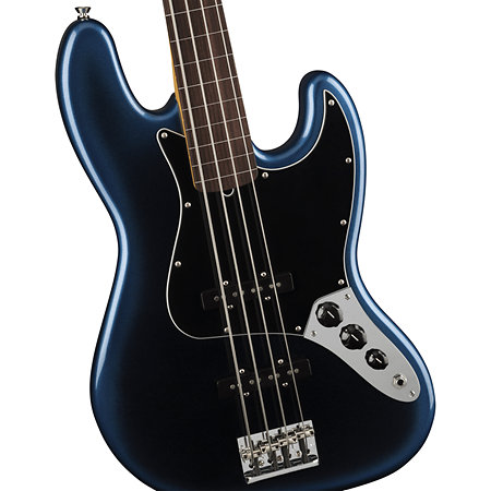 American Professional II Jazz Bass Fretless RW Dark Night Fender