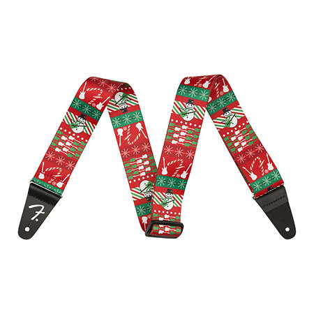 Fender Ugly Xmas Sweater Strap Snowman
