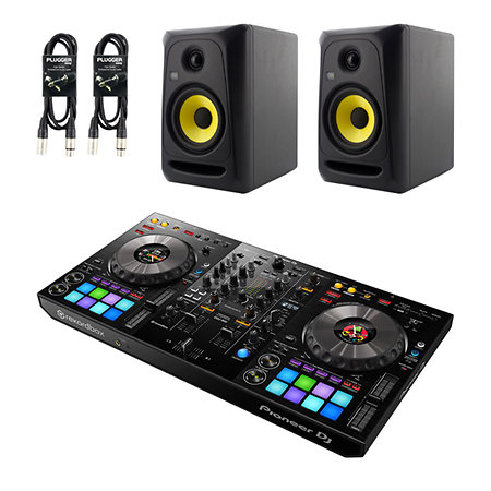 Pioneer DJ DDJ-800 + 2x RP5 G3 + Câbles