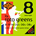 R8 Roto Greens Nickel Extra Light 8/38 Rotosound