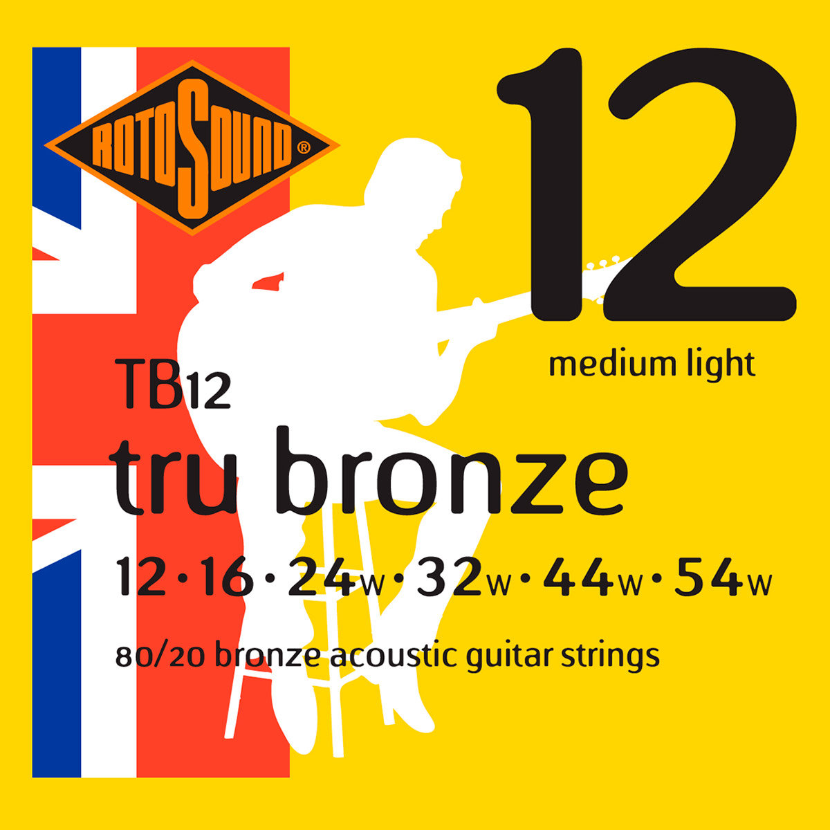 Rotosound RS88LD Black Nylon - Nederland