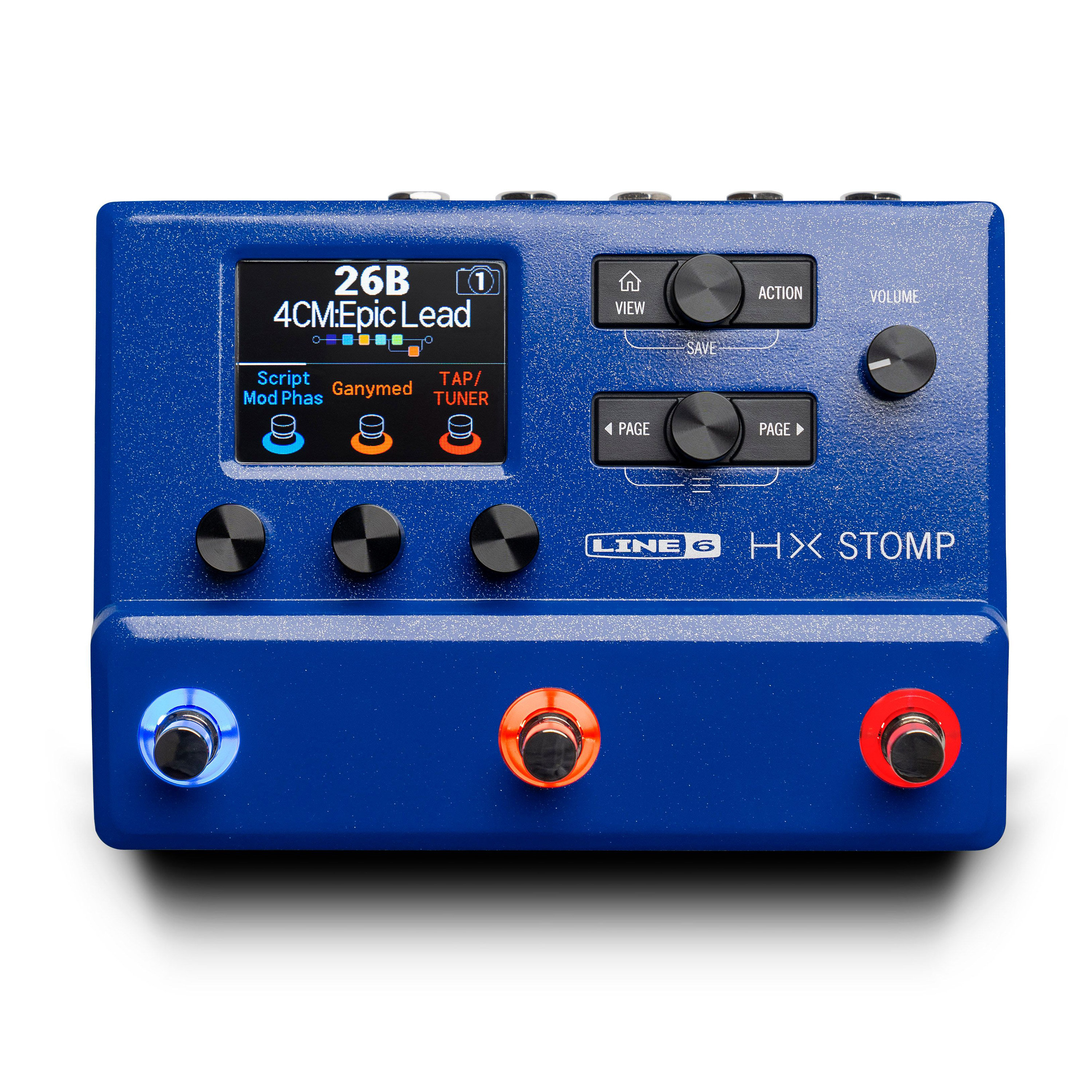 Line 6 HX STOMP Blue (Edition Limitée) Effets Guitare Electrique