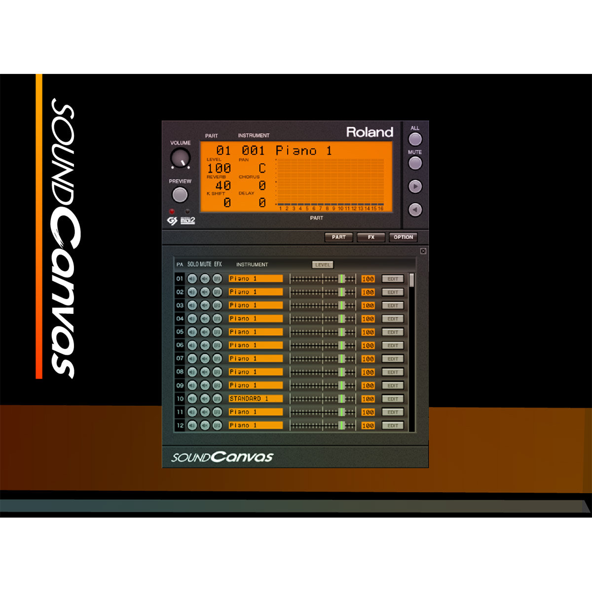 Roland Roland Cloud Sound Canvas VA Logiciel Instruments Virtuels