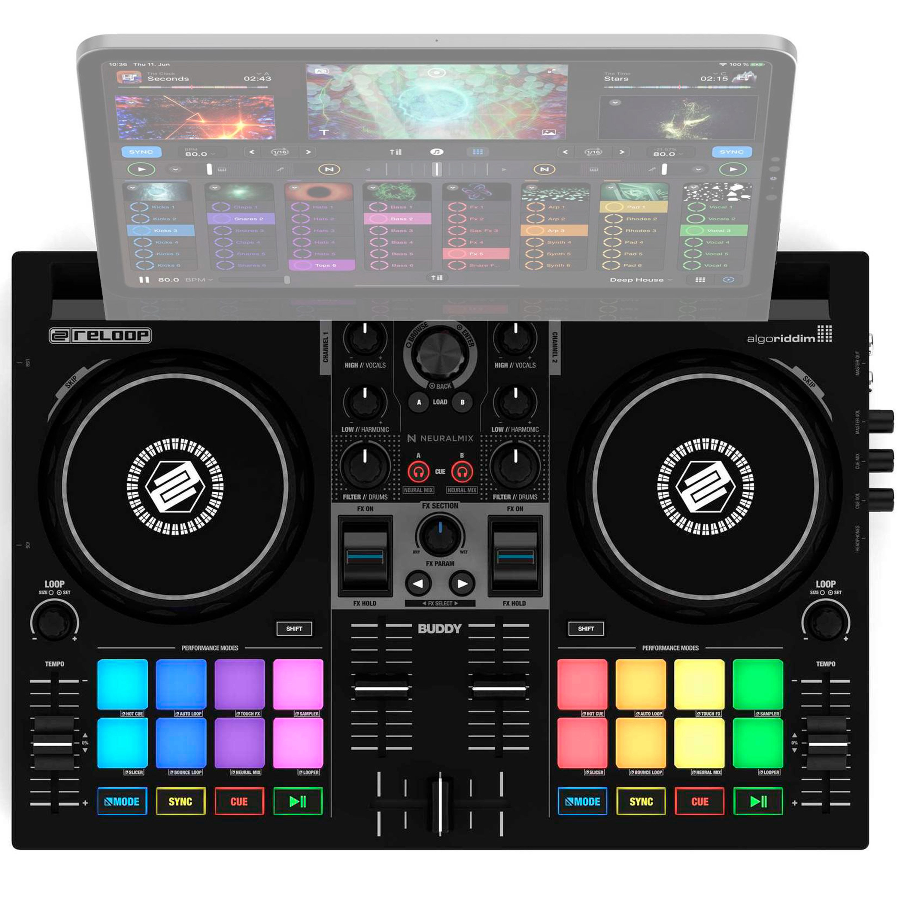 Reloop Buddy - Controlador DJ USB SonoVente.com - es