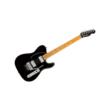 Fender American Ultra Luxe Telecaster Floyd Rose HH MN Mystic Black