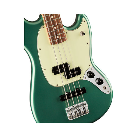 Limited Edition Player Mustang Bass PJ Sherwood Green Metallic Fender