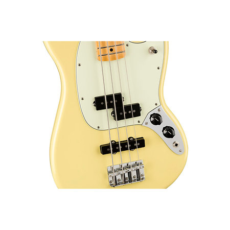 LTD Mustang Bass PJ MN Canary Fender