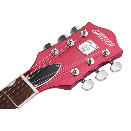 G6120T-BSHR Brian Setzer Signature Hot Rod Magenta Sparkle Gretsch Guitars