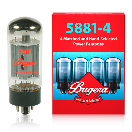 5881-4 (lot de 4 lampes 5881) Bugera