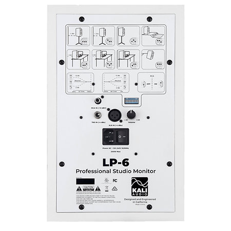 LP-6 White (la pièce) Kali Audio