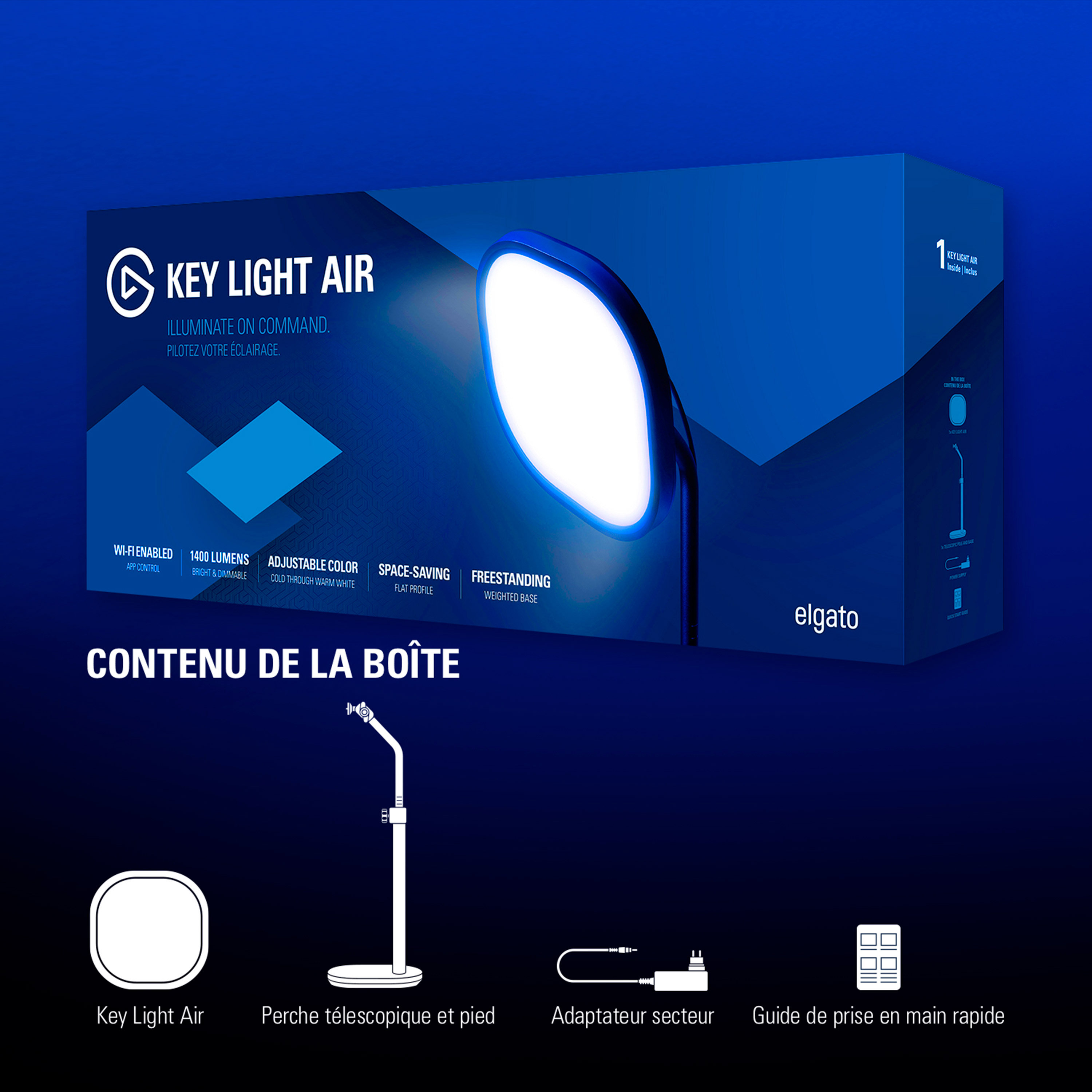 Key Light Air Eclairage Vidéo Elgato