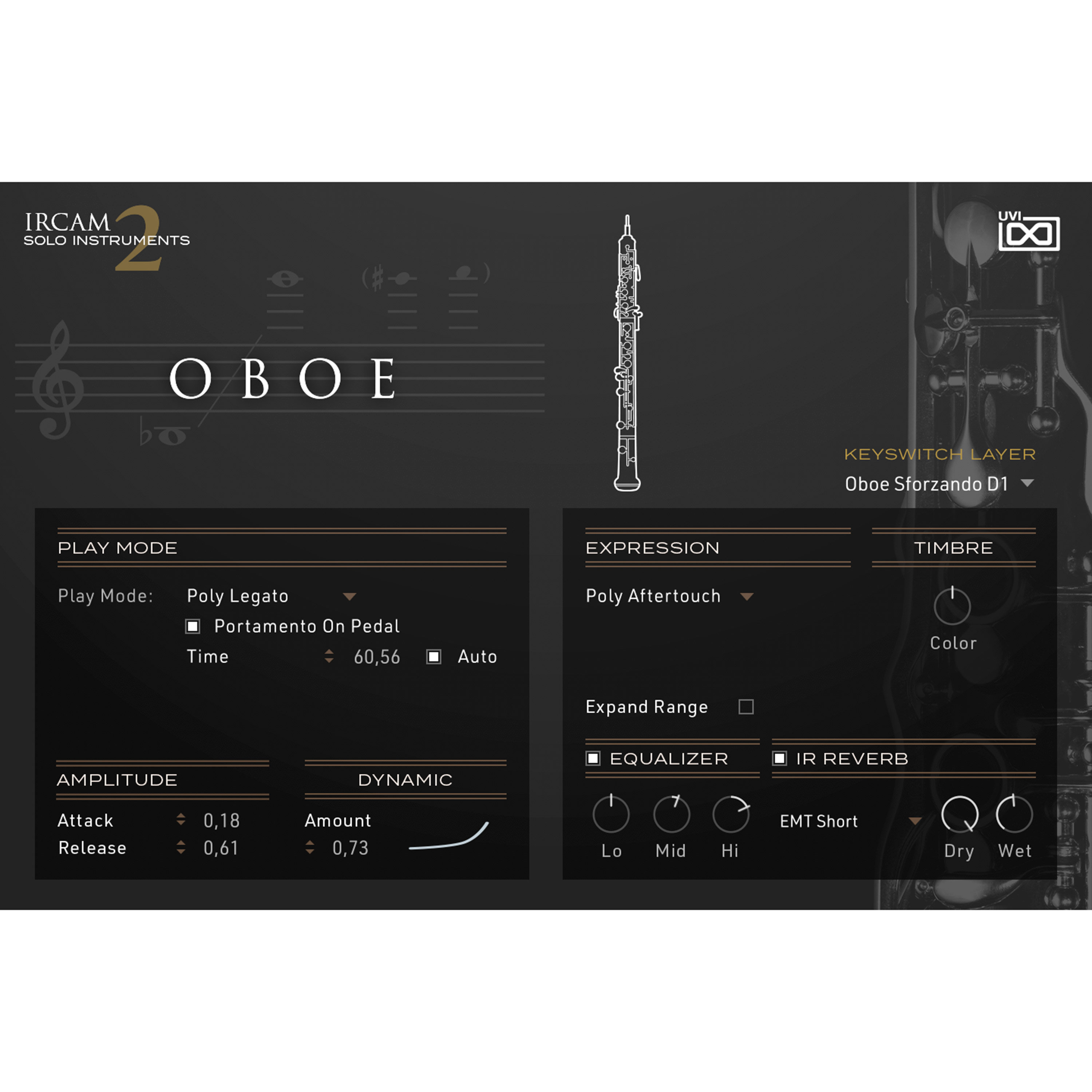 UVI IRCAM Solo Instruments 2 Logiciel Instruments Virtuels