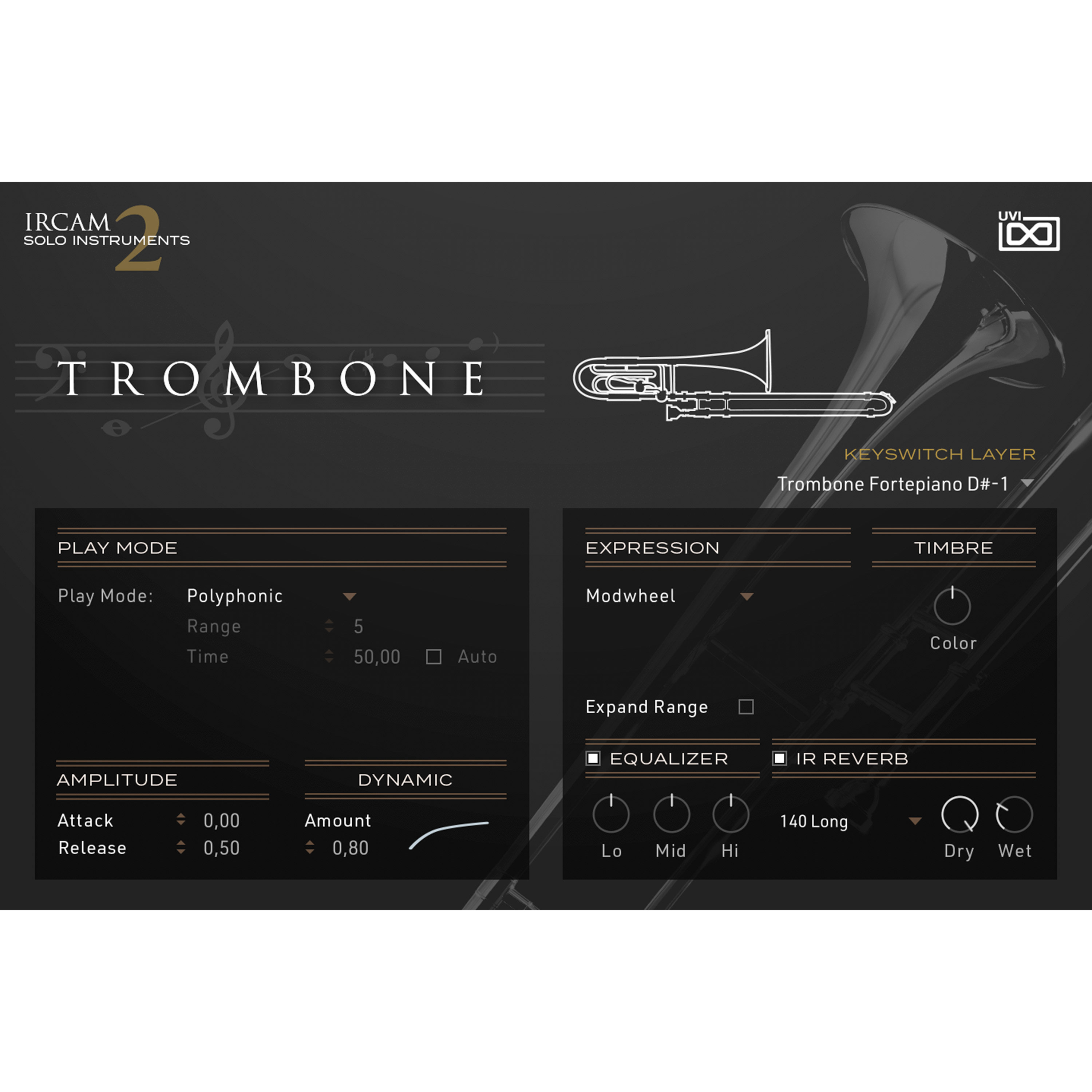 UVI IRCAM Solo Instruments 2 Logiciel Instruments Virtuels