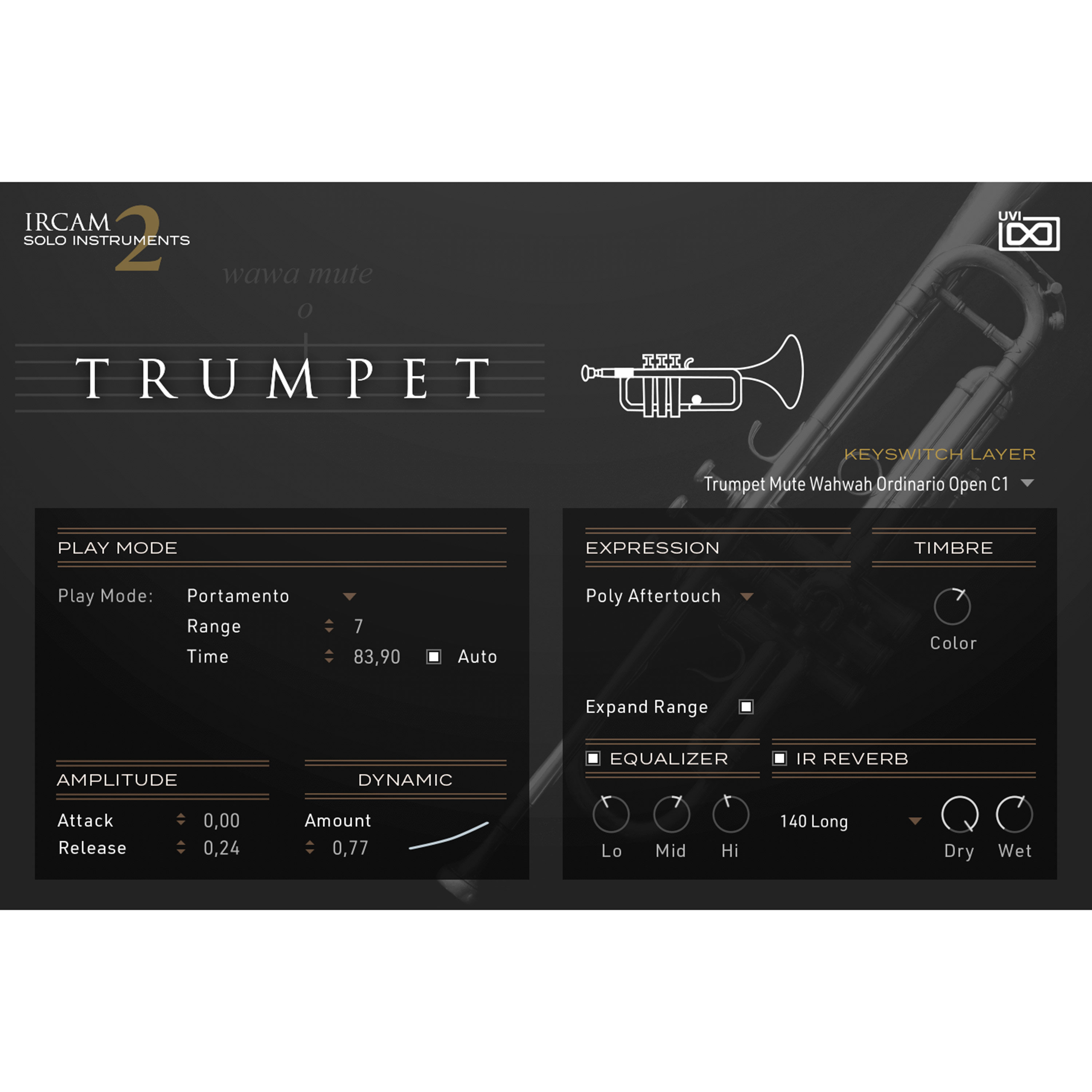 UVI IRCAM Solo Instruments 2 Logiciel Instruments Virtuels