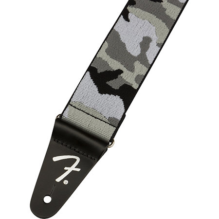 Fender WeighLess 2" Gray Camo Strap