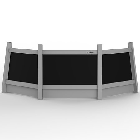 PRO 60 Front Lower Plates Grey (la paire) Humpter