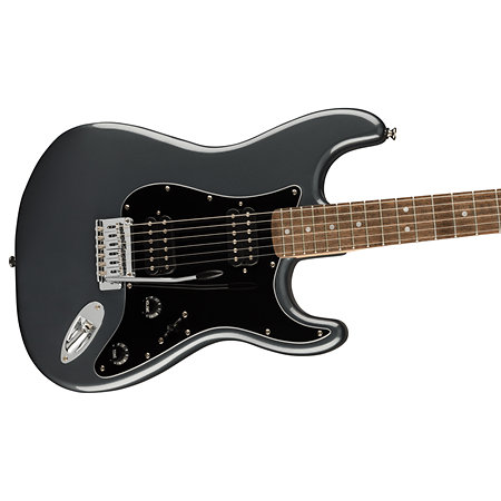 Affinity Stratocaster HH Laurel Charcoal Frost Metallic Squier by FENDER