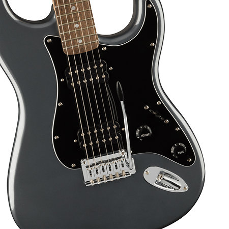 Affinity Stratocaster HH Laurel Charcoal Frost Metallic Squier by FENDER