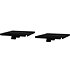 PRO Side Shelves Black (la paire) Humpter