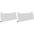 PRO 60 Front Lower Plates White (la paire) Humpter