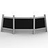 PRO 60 Front Lower Plates Grey (la paire) Humpter