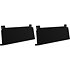 PRO 60 Front Lower Plates Black (la paire) Humpter