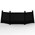 PRO 60 Front Lower Plates Black (la paire) Humpter