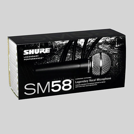 Pack SM58 + Câble XLR 6m + Pied de table Shure