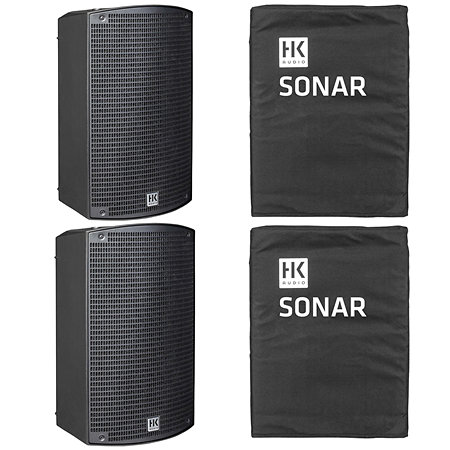 Pack SONAR 110 XI (la paire) + Housses HK Audio