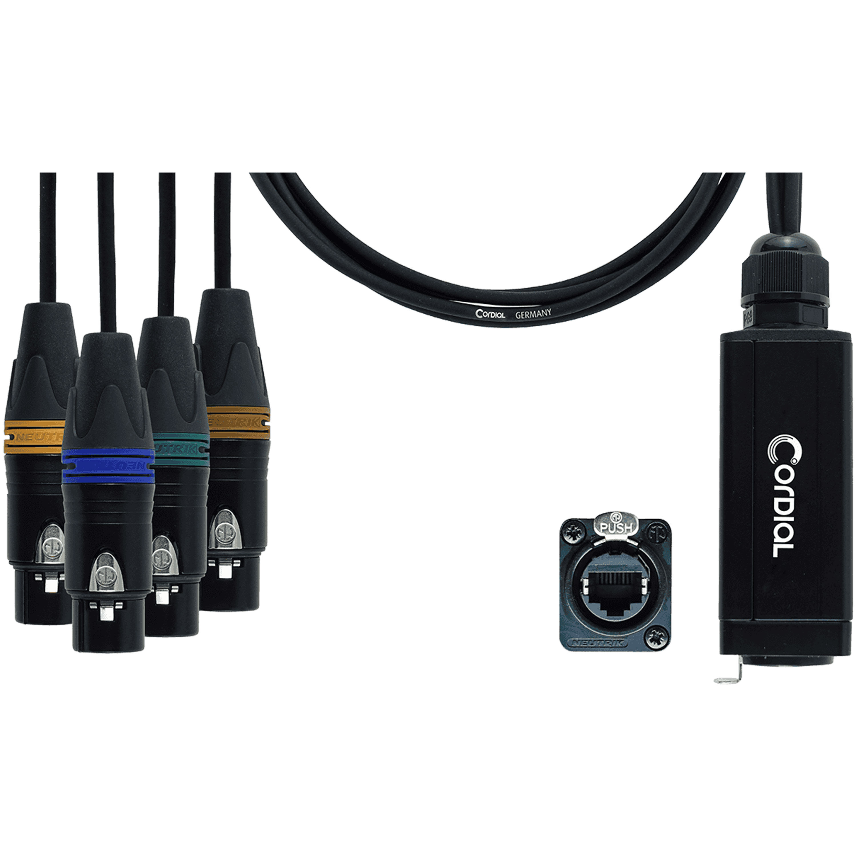 Câble DMX Cordial 5m - 3 Broches - Professionnel Pour éclairage Scène !