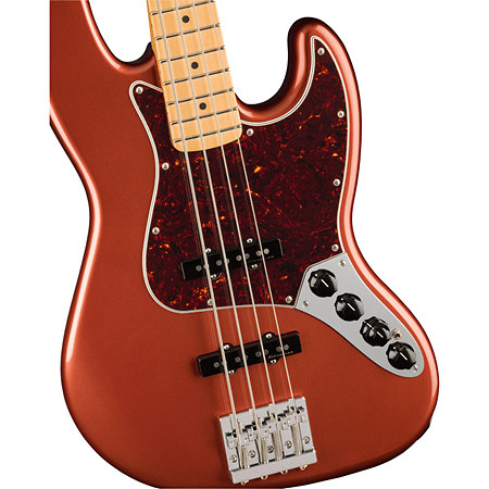Player Plus Jazz Bass MN Aged Candy Apple Red Fender