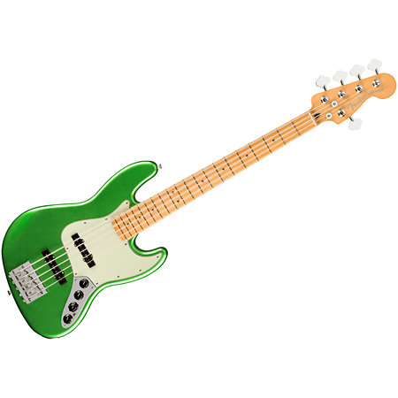 Player Plus Jazz Bass V MN Cosmic Jade Fender