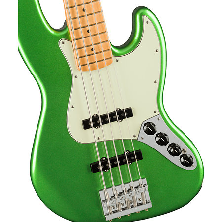 Player Plus Jazz Bass V MN Cosmic Jade Fender