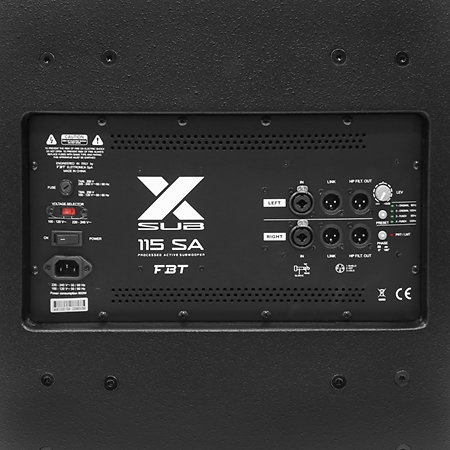 Pack X-PRO 112A (la paire) + X-SUB 115SA + Covers FBT