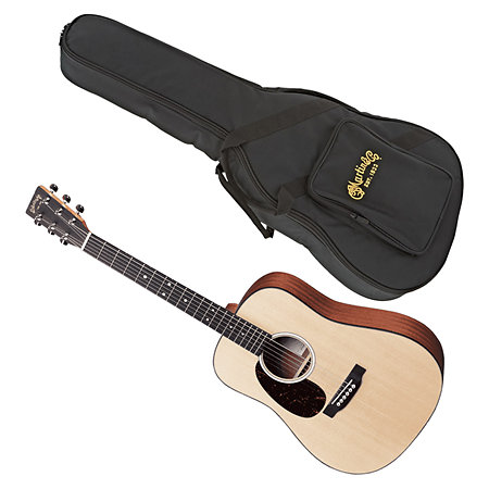 DJR-10 Dreadnought Junior Epicéa Sitka / Sapele Gaucher + housse Martin Guitars
