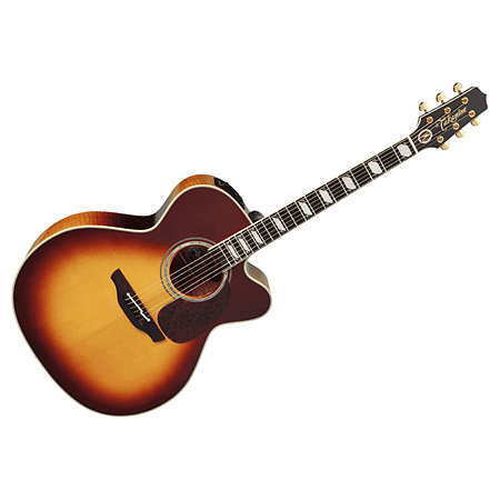 Takamine EF250TK Jumbo sunburst Signature Toby Keith + étui