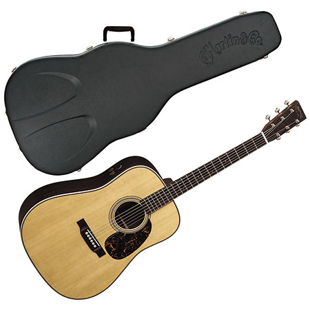 HD-28E Standard Natural + étui Martin Guitars