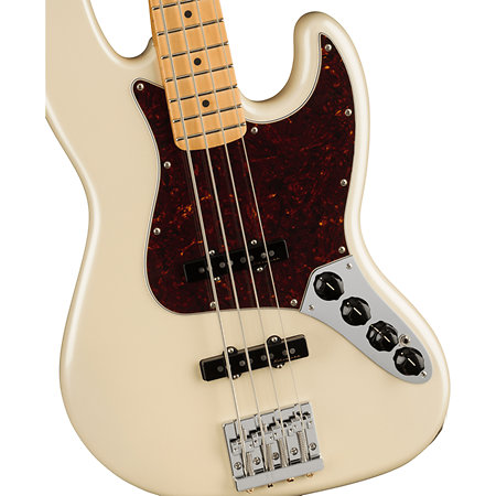 Player Plus Jazz Bass MN Olympic Pearl Fender