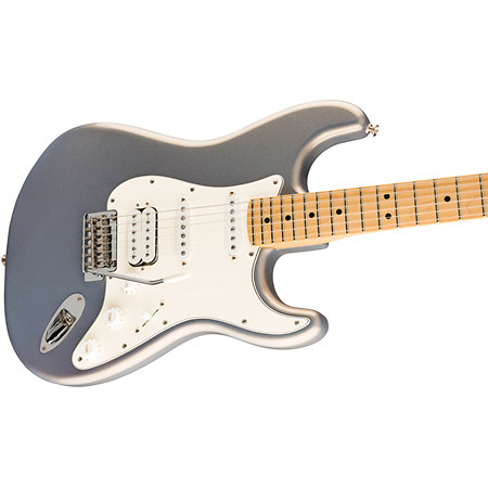 Player Stratocaster HSS MN Silver Fender