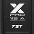 Pack X-PRO 115A (la paire) + X-SUB 118SA + Covers FBT