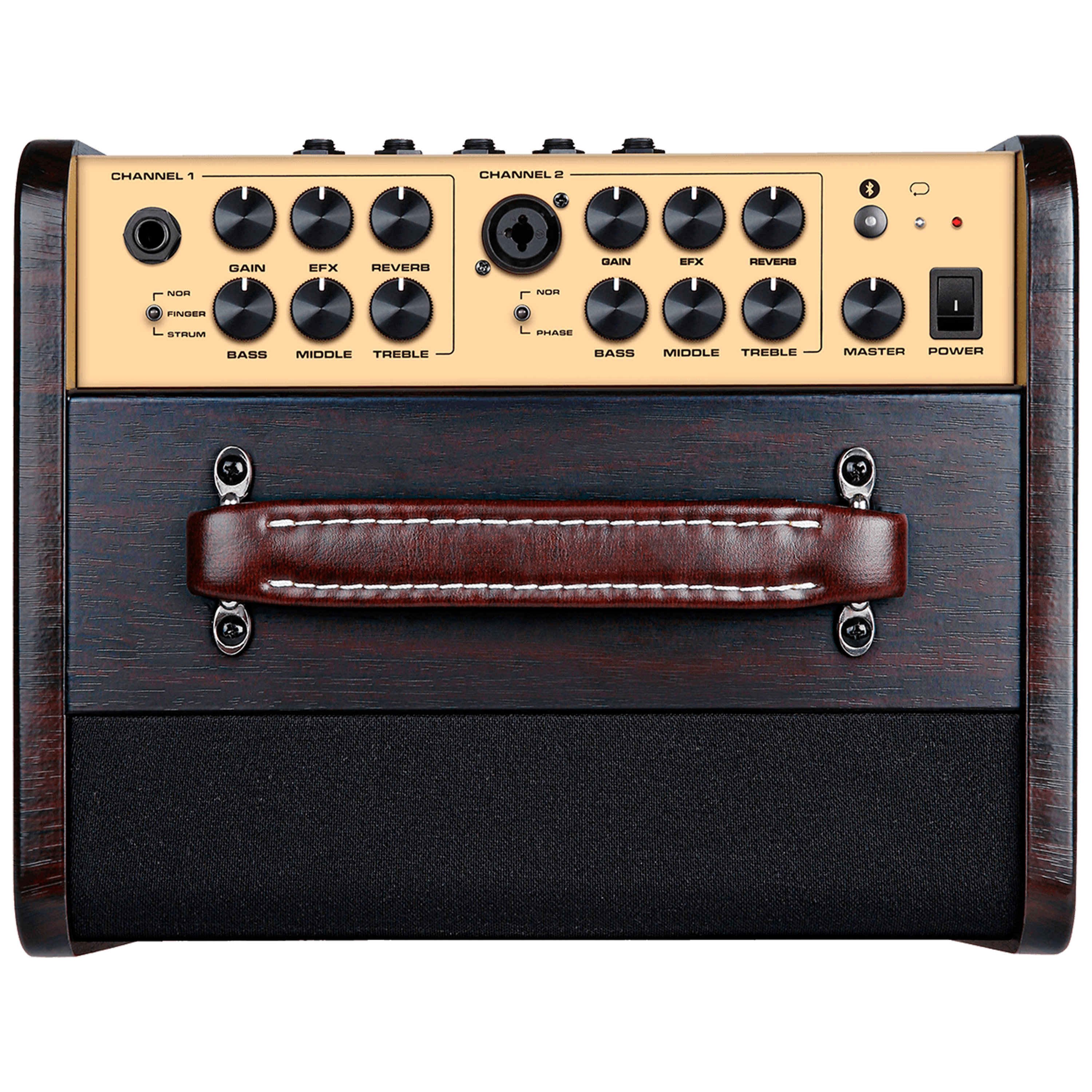 Amplificateur Guitare Acoustique NUX AC80 - 80 W - Batterie Intégrée - Looper Et Boîte à Rythmes - Pour Scène Ou Répétition - 6