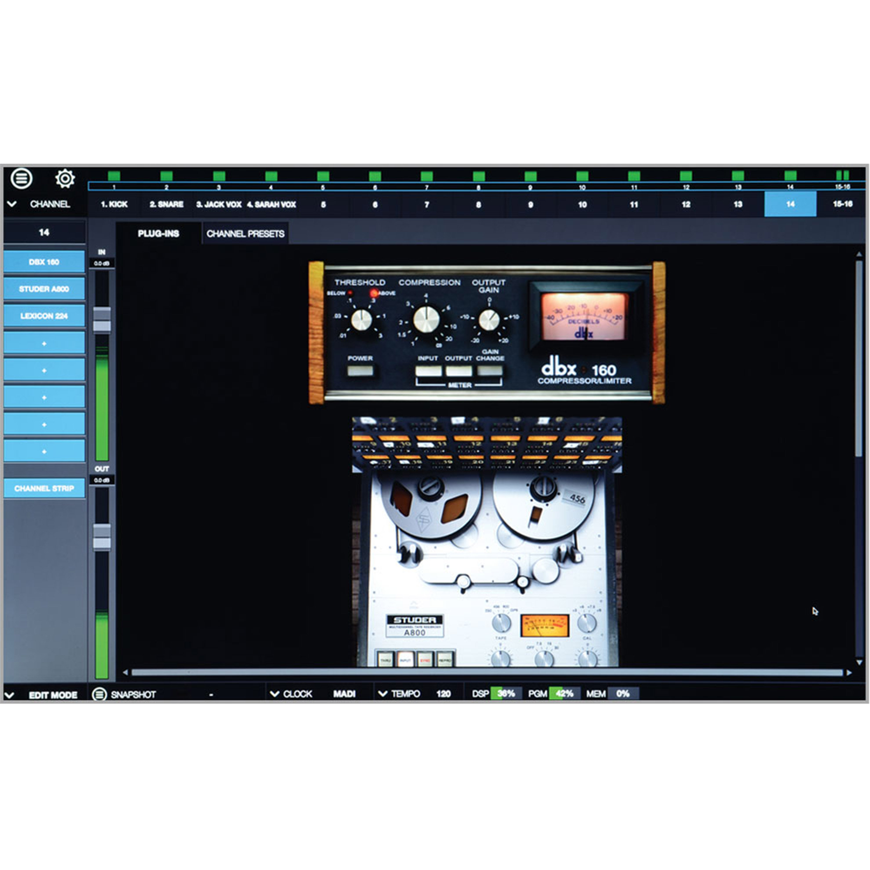 SoundCraft RealTime Rack Core - Multi-effets SonoVente.com