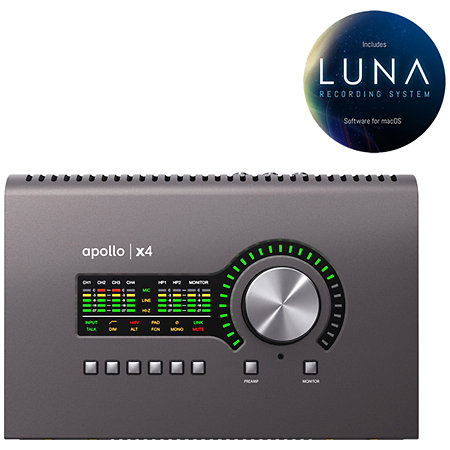 Universal Audio Bundle Apollo x4 Heritage Edition + câble Thunderbolt 0.8m