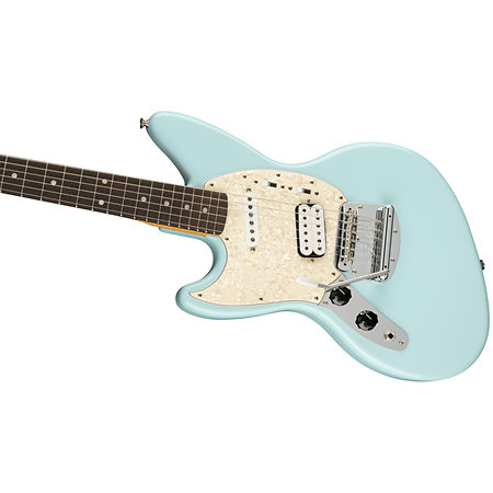 Kurt Cobain Jag-Stang LH RW Sonic Blue + Housse Fender